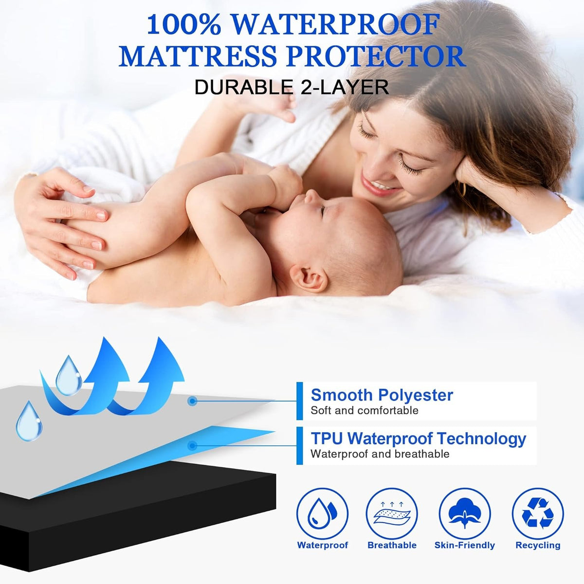 Waterproof & Oilproof Mattress Protector